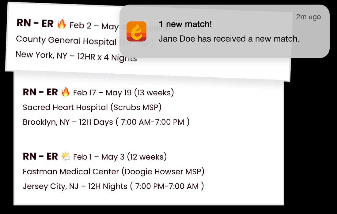 Ember Match — real-time job-to-candidate matching